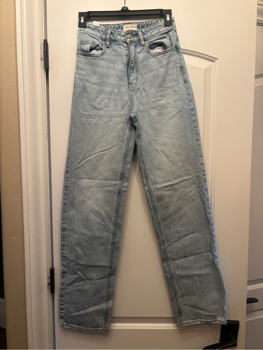 PacSun Light Wash High-Rise Straight Jeans